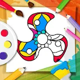 Kids Coloring Book - Fidget Spinner 2018 icon