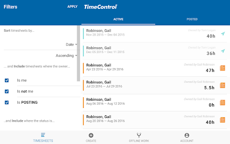 TimeControl, Timesheet management software- QuantumPM