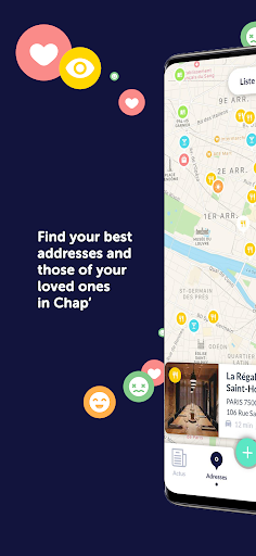 Android application Chap'nGo screenshort