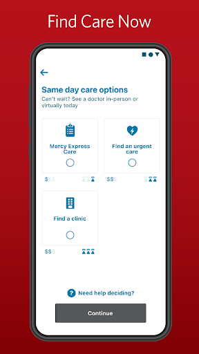 MyMercyPlus Screen 3