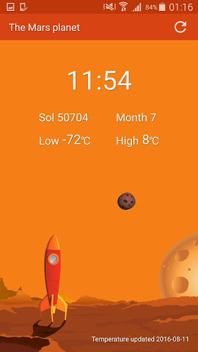 Mars Weather Widget Screenshot 1 - AppWisp.com