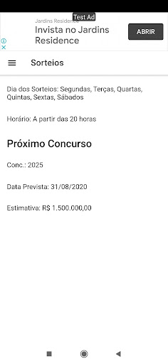 Conferir Acertos na Lotofacil