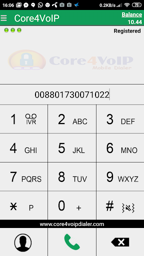 Core4VoIP Mobile Dialer 6.27 screenshots 2