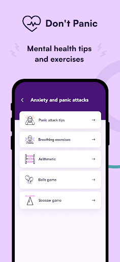 Screenshot of Don't panic