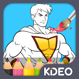 Icon image Superhero Coloring Pages