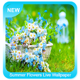 Summer Flowers Live Wallpaper icon