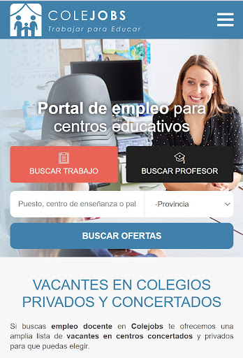 Android application Colejobs screenshort