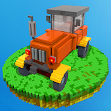 Blocky Tractor Farm Simulator icon