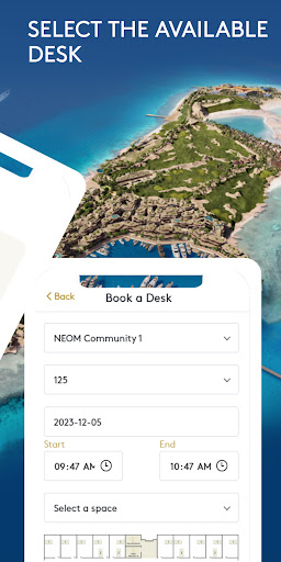 NEOM Hotdesk Screen 2