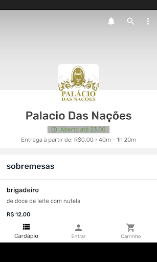 Android application Palacio Das Nações screenshort