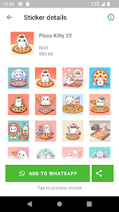 Pizza Kitty stickers