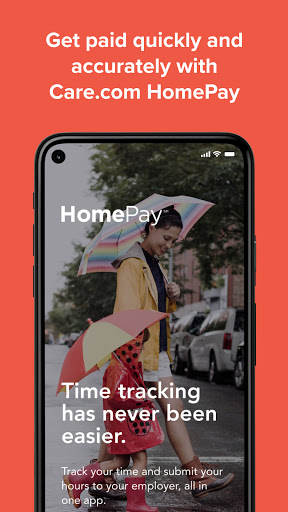 Android application HomePay Time Tracker screenshort