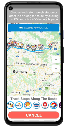 TruckerMap Screen 2