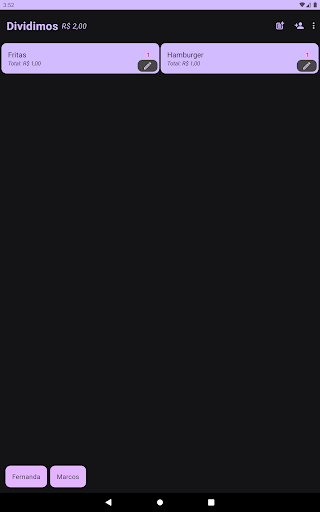 Dividimos Divida a conta