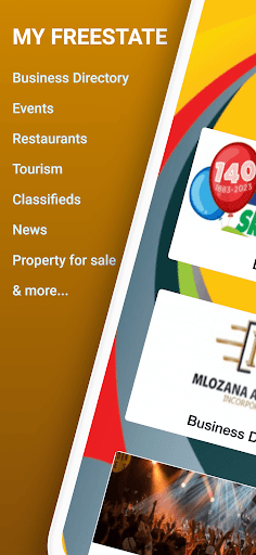 Android application MY FREESTATE screenshort