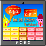 English Alphabet Worksheet icon