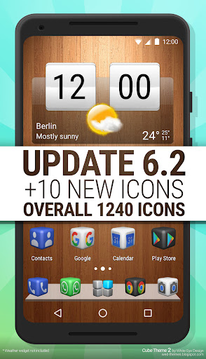 Android application Cube Theme 2 - Icon Pack screenshort