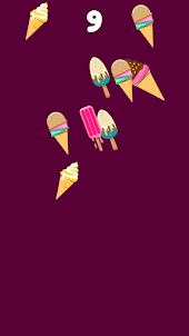 Falling ice cream