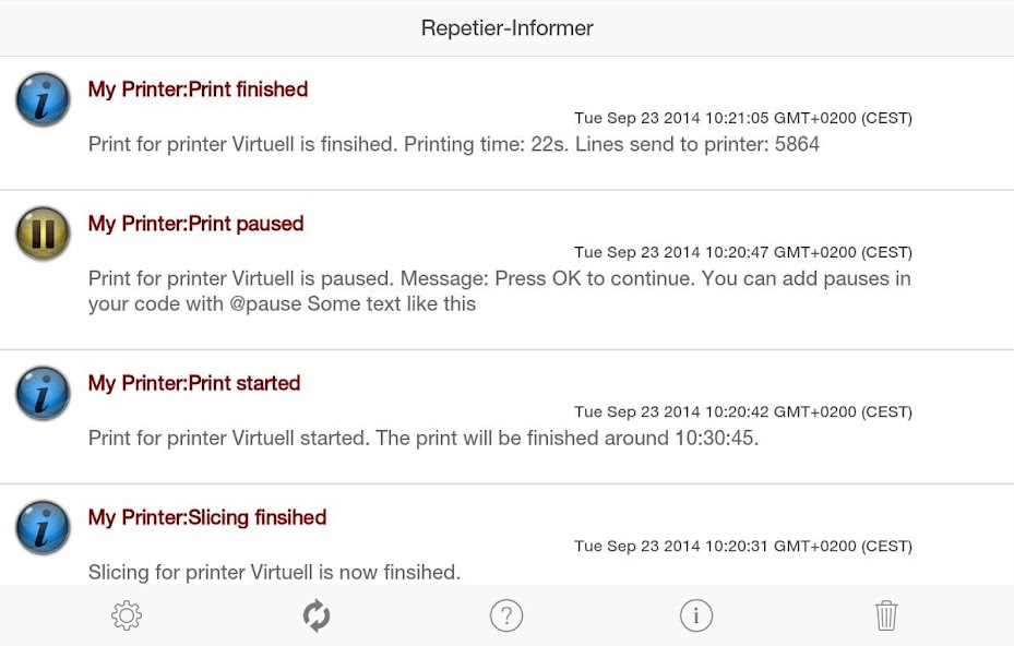 Repetier-Informer MOD APK screenshot