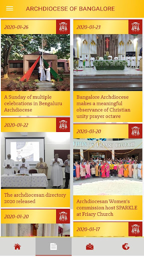 ARCHDIOCESE OF BANGALORE Screen 3