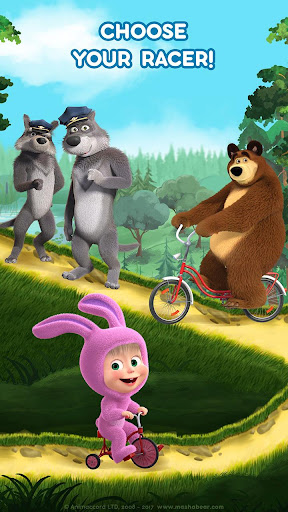 Masha and the Bear: Climb Racing and Car Games screenshots 2