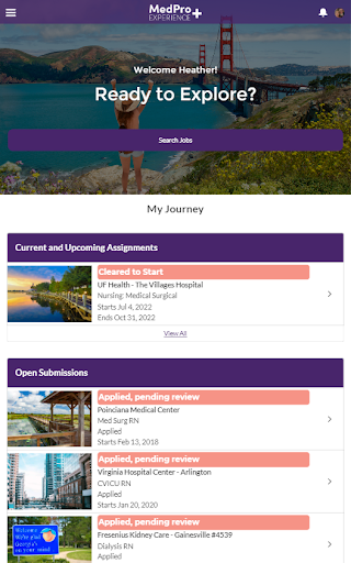 Android application MedPro Experience Plus screenshort