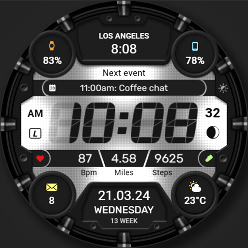 WFP 330 Digital LCD Watch Face Download on Windows