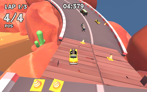 Crazy Cat Rush Racing Run Kitty Craft  screenshots 1