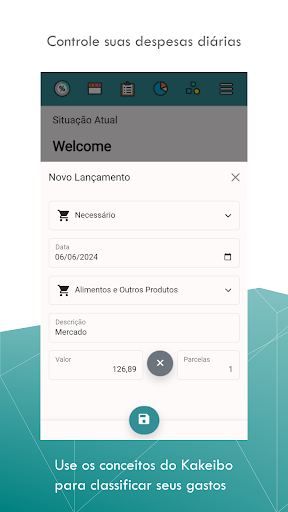 Android application Kakeibo: Controle de Despesas screenshort