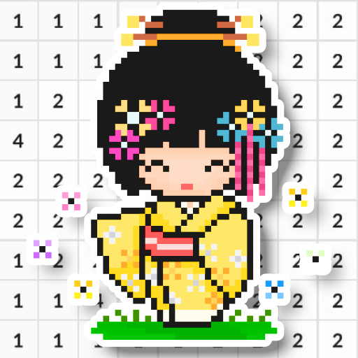 Girly Art Coloring By Number logo