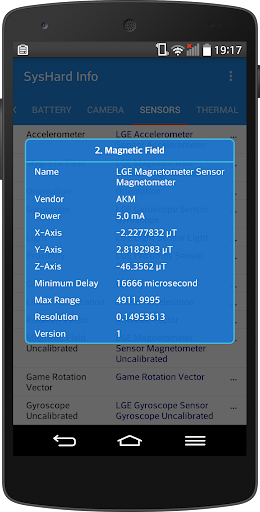SysHard Info Screen 3