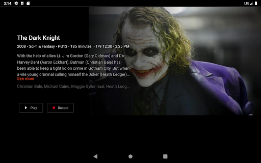 Screenshot of Vexus TV