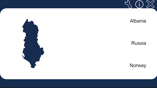 Geography for low vision Screen 2