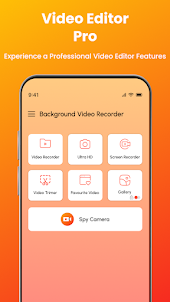 Background Video Recording App