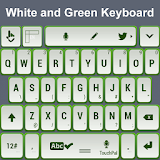 White and Green Keyboard icon