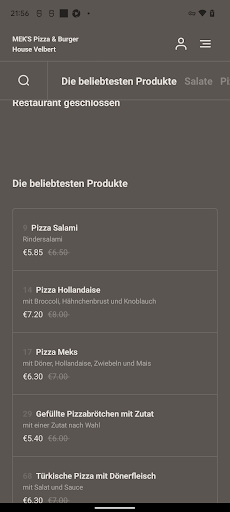 MEKS Pizza & Burger House Screen 3