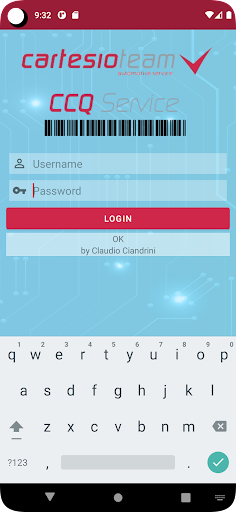 Android application CCQ Service screenshort
