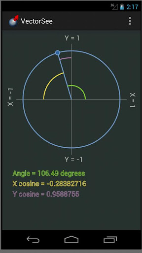 Android application VectorSee screenshort