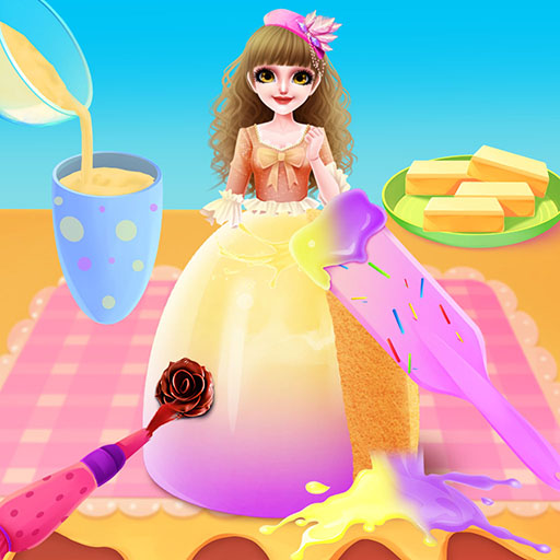 Queen Skirt Cake Making logo