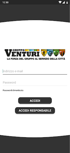 Android application Venturi Bruno Spurghi Servizi screenshort