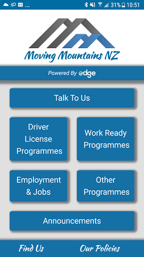 Android application Moving Mountains NZ screenshort