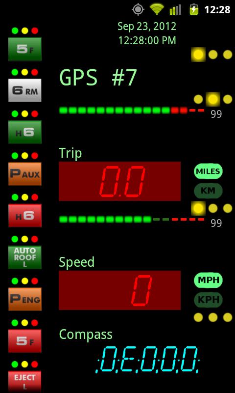 Android application E.R.I.C.A Speedometer screenshort