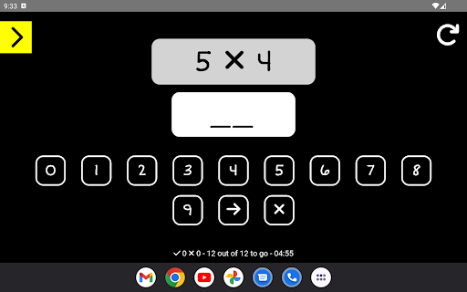 Android application Numbers & Numbers screenshort