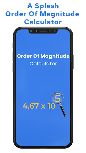 Android application Order of Magnitude Calculator screenshort