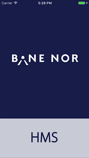 Android application HMS i Bane NOR screenshort