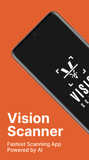 Android application Vision Scanner screenshort