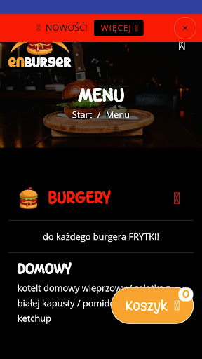 EN Burger Zawidów Screen 2