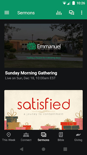 Emmanuel Church Bloomington Screen 3
