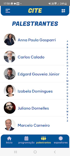 CITE - Congresso de Educação Screen 3