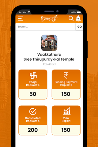 Svasty Vendor app for temples Screen 3